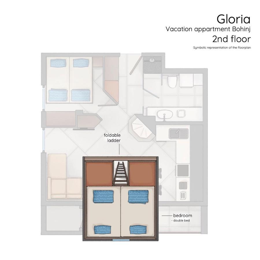 Gloria Holiday - Apartment Bohinj Exterior foto